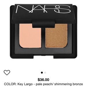 NEVER USED NARS dual eyeshadow key largo